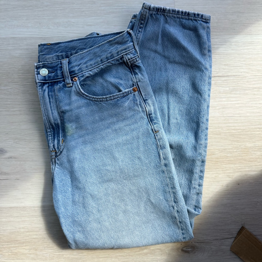 Gap High Rise Barrel Jeans